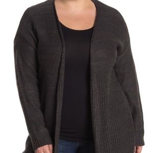 NWT Modern Designer Mixed Stitch Shaker Cardigan